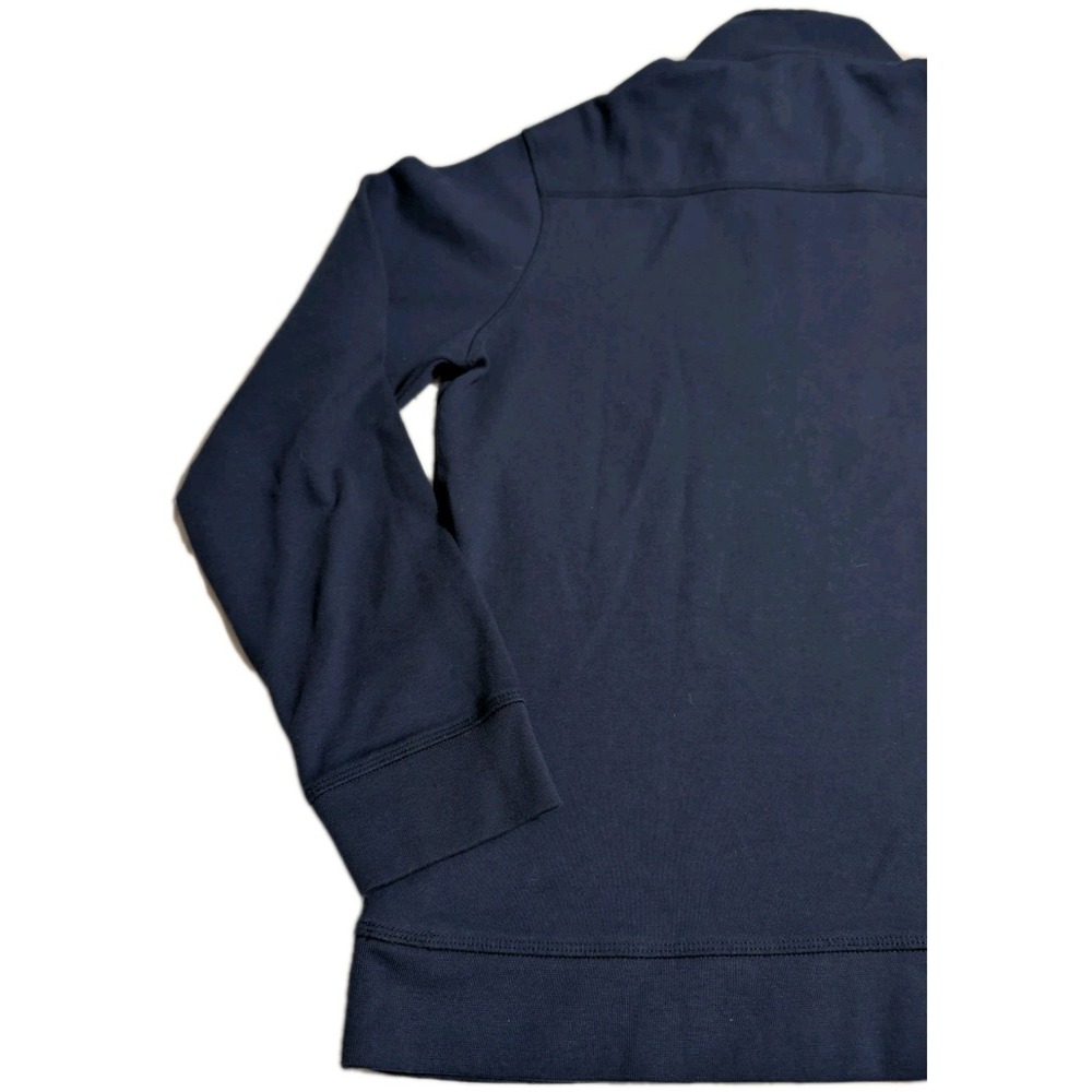 Copper & Oak 1/4 Zip Pullover Mens M Navy Fleece Casual Sweatshirt‎ - Picture 9 of 10